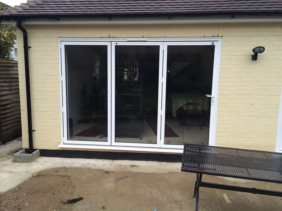 Single-storey rear extension with bi-fold doors